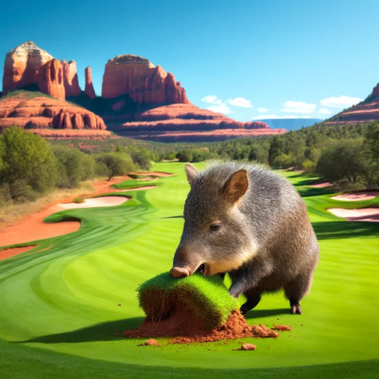 The Javelina Invasion: A Wild Game on the Greens